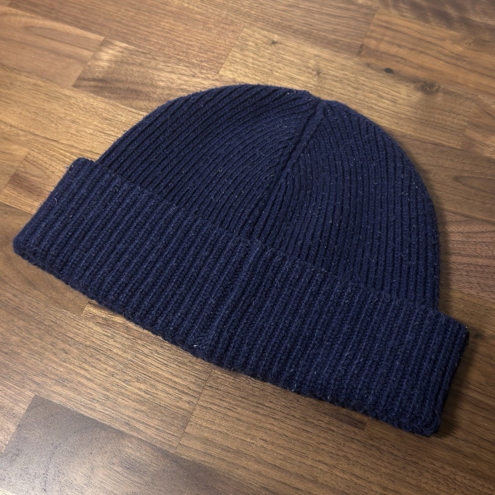 Polo Ralph Lauren Polo Bear Beanie One Size Navy Blue Skully Toque Hat Logo - Picture 2 of 6